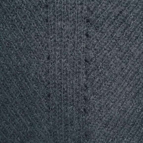 Lulus Small Dark Slate Blue V-Neck Sweater Knit Dolman Sleeve Relaxed Fit Boho - Picture 9 of 9